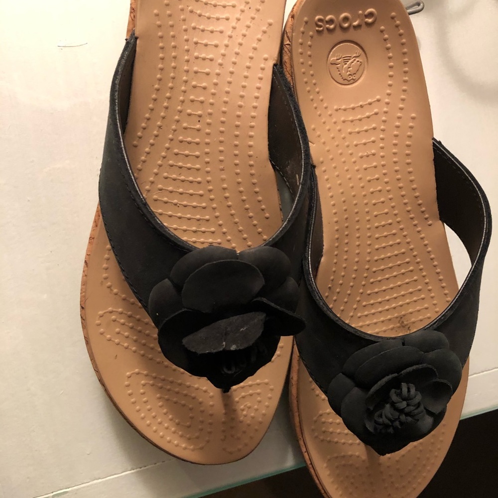 Croc dress sandal
